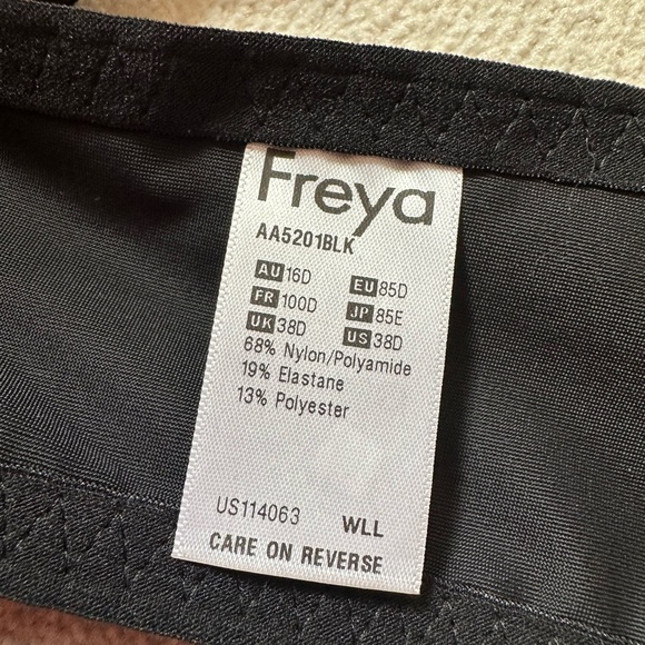 Freya Starlight Side Support Balcony Bra Black NWT (Size 38D) - Picture 7 of 8